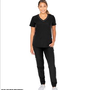 Black scrub set